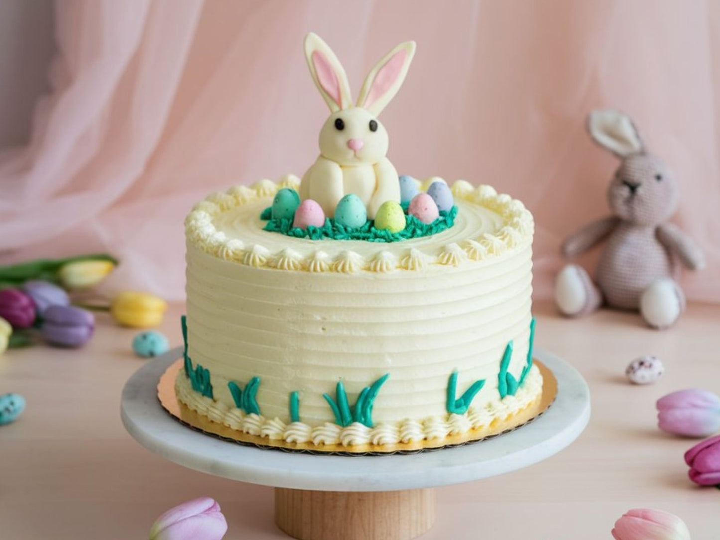 Bunny in Bloom Cake