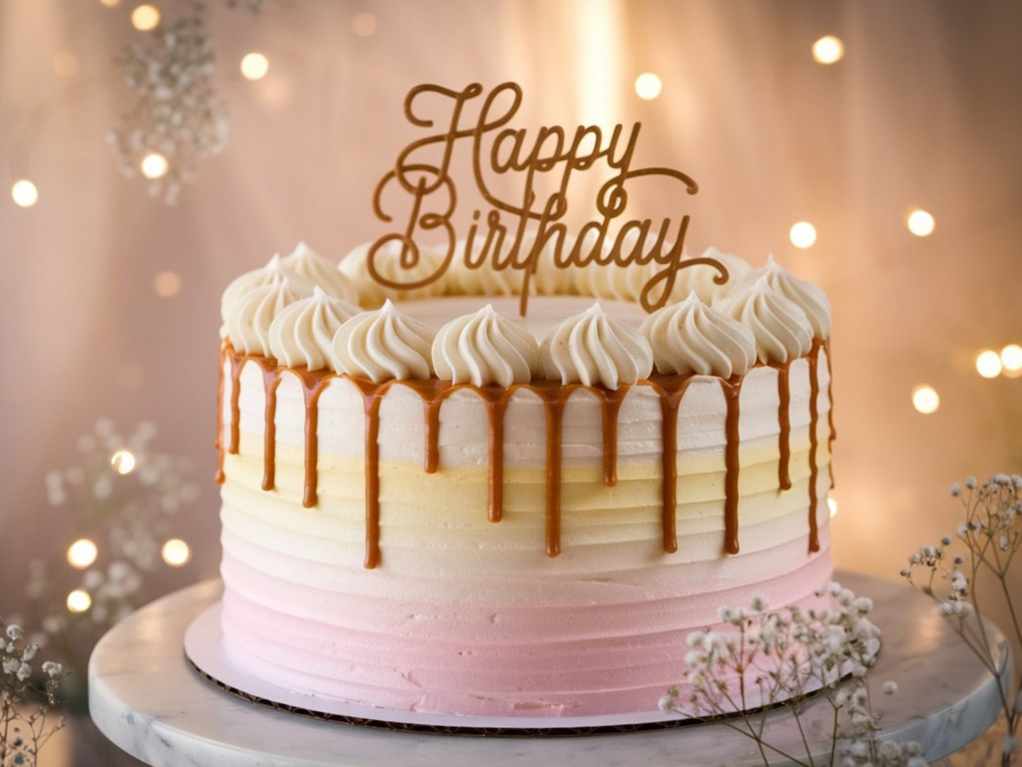 Golden Bliss Butterscotch Cake