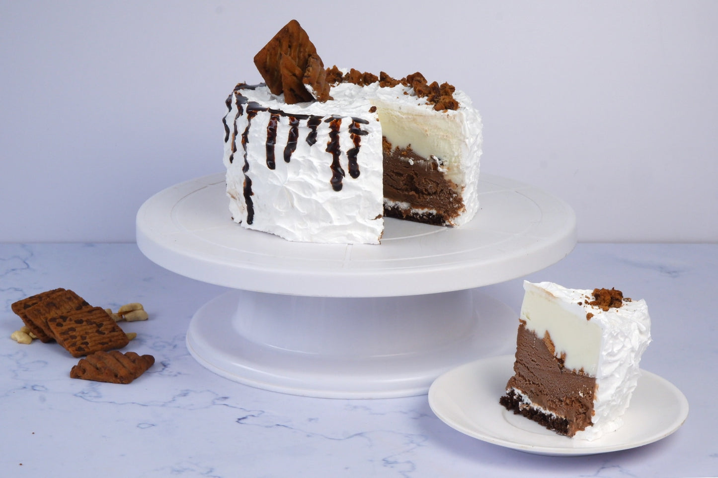 Chocochip Ice cream Cake