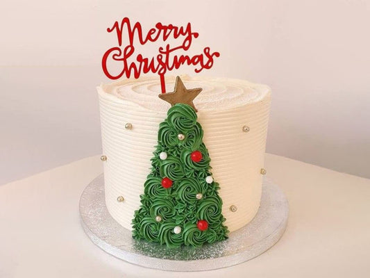 Christmas Tree Cake