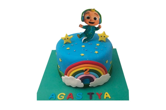 Cocomelon Rainbow Cake