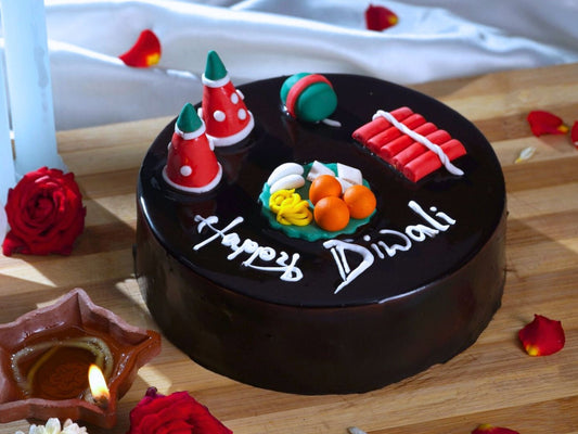 Diwali Chocolate Cake