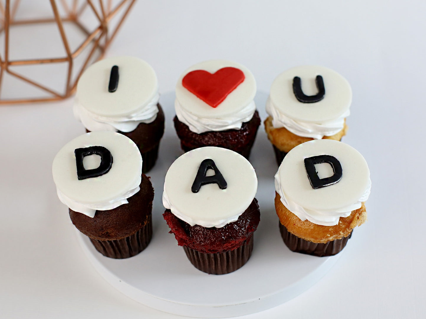 Fathers Day Cupcake [ Pack of Six]
