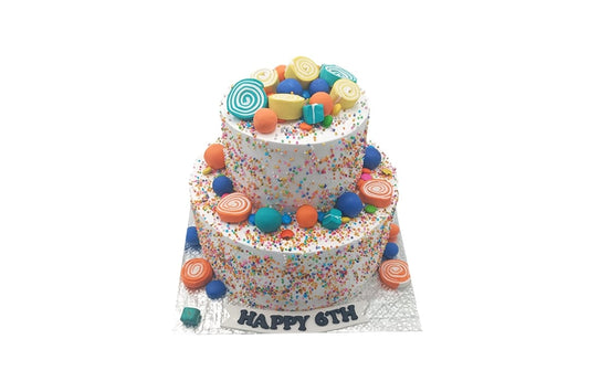 Fun fretti Candies Cake