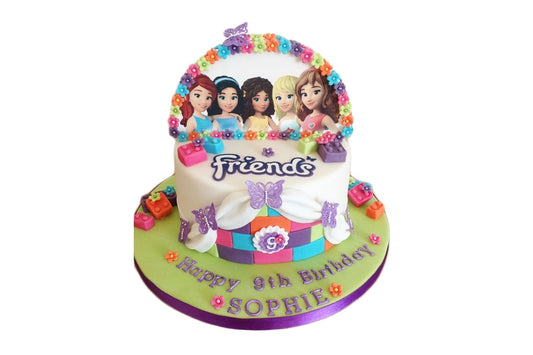 Girl Bestfriends Cake