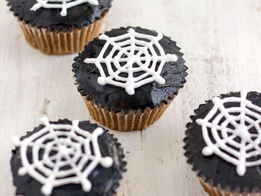 Halloween spider cupcakes
