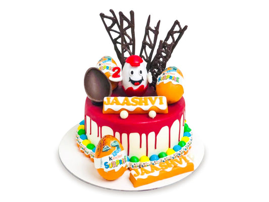Kinder Joy Theme Custom Cake