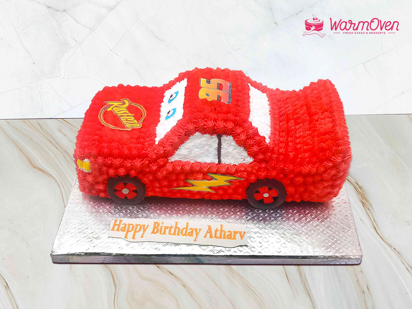 Lightning McQueen Car Cake