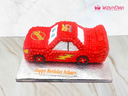 Lightning McQueen Car Cake