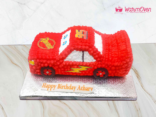 Lightning McQueen Car Cake