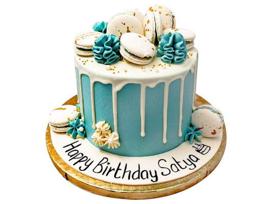 Macarons Theme Cake