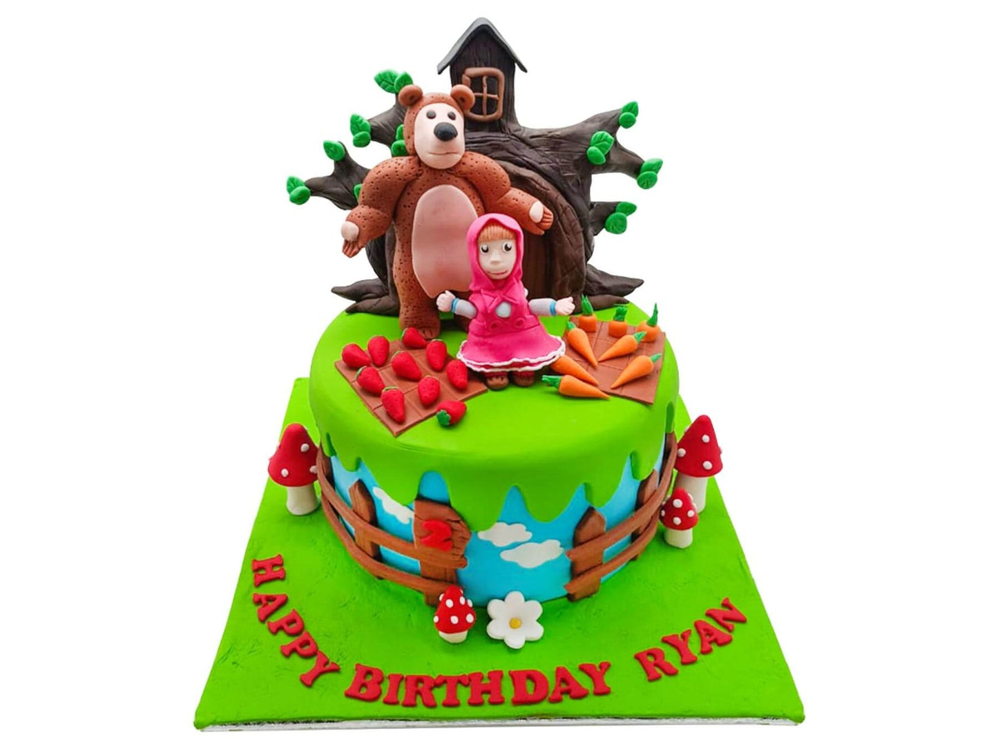 Masha & The Bear Cake