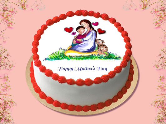 Mother's Day Photo Cake #5
