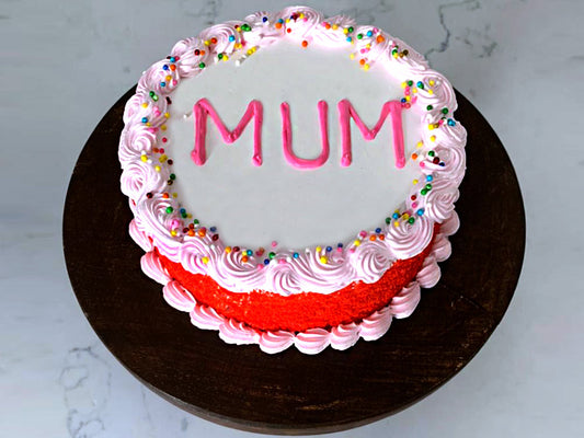 Mother's Day Red Velvet Cake