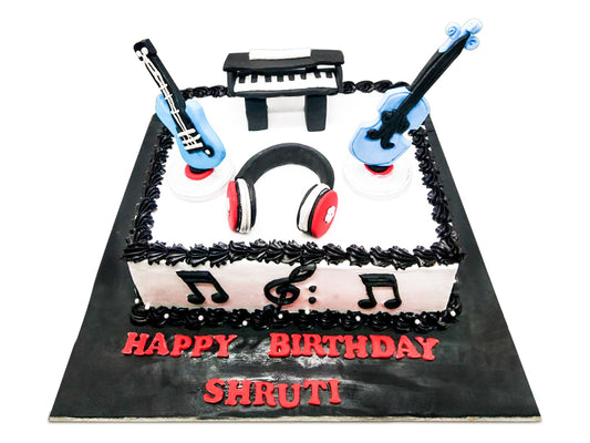 Music Theme Custom Cake