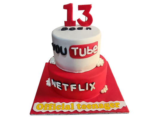 Official Teenager Theme Custom Cake