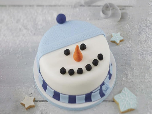 Snowman Christmas Cake