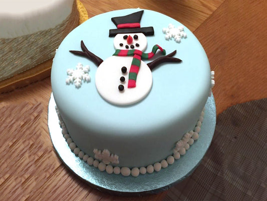 Snowman Custom Cake