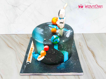 Space Theme Custom Cake