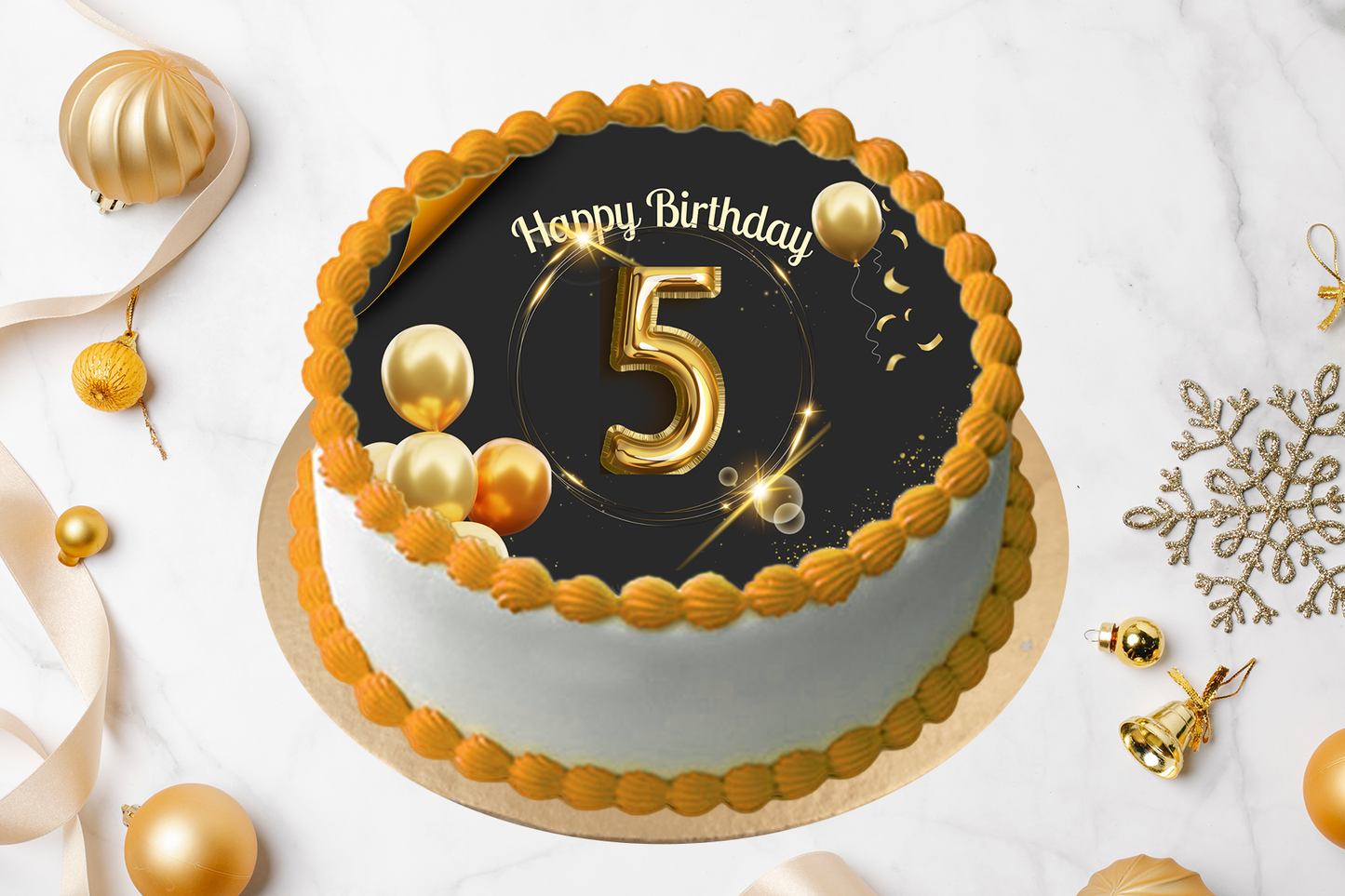 5th Birthday Photo Cake