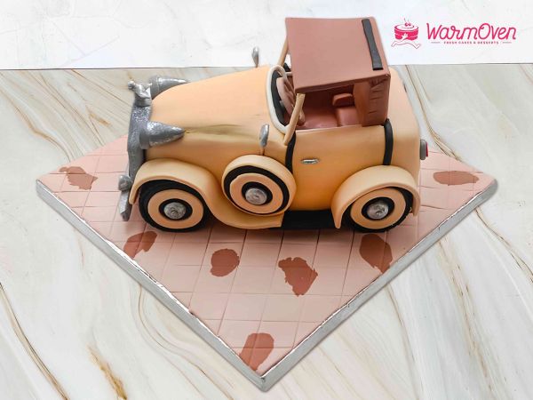 Vintage Car Cake