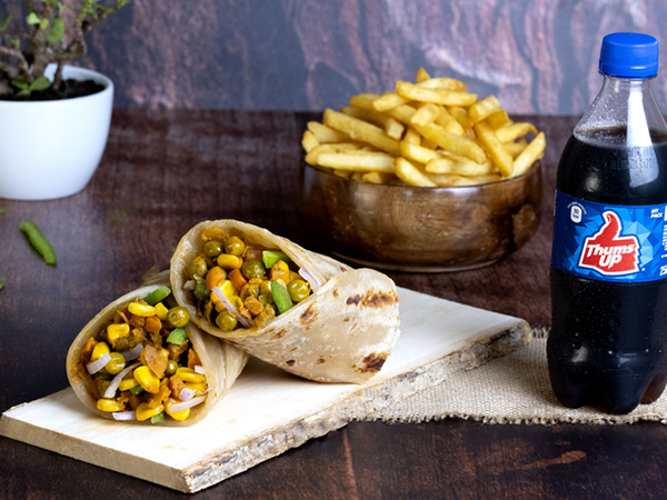 2 Mixed Veg Roll |2 Fries | 2 Coke Combo