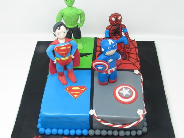 Avengers Cake Half Kg Buy Avengers Cake Online Warmoven