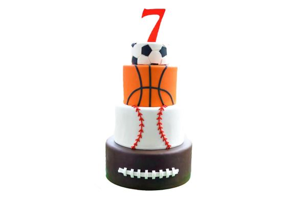 sports themed cake, sports theme party, sports party kids birthday, kids cake, first birthday party, first birthday, birthday cake for kids, theme cake for kids, kids birthday party